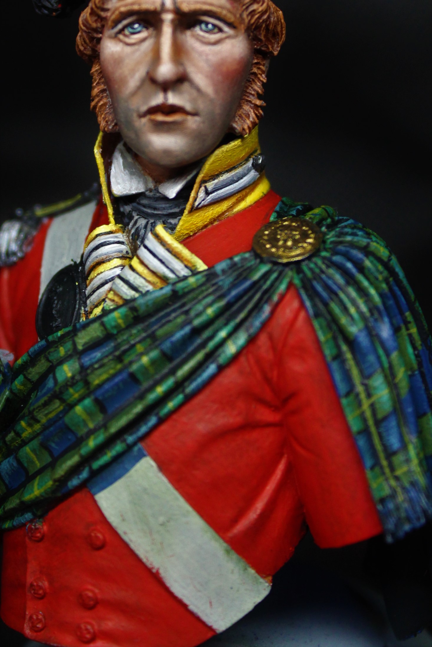 WIP - 92nd Gordon Officer - Waterloo - Stage 2 ...Tartan | planetFigure ...