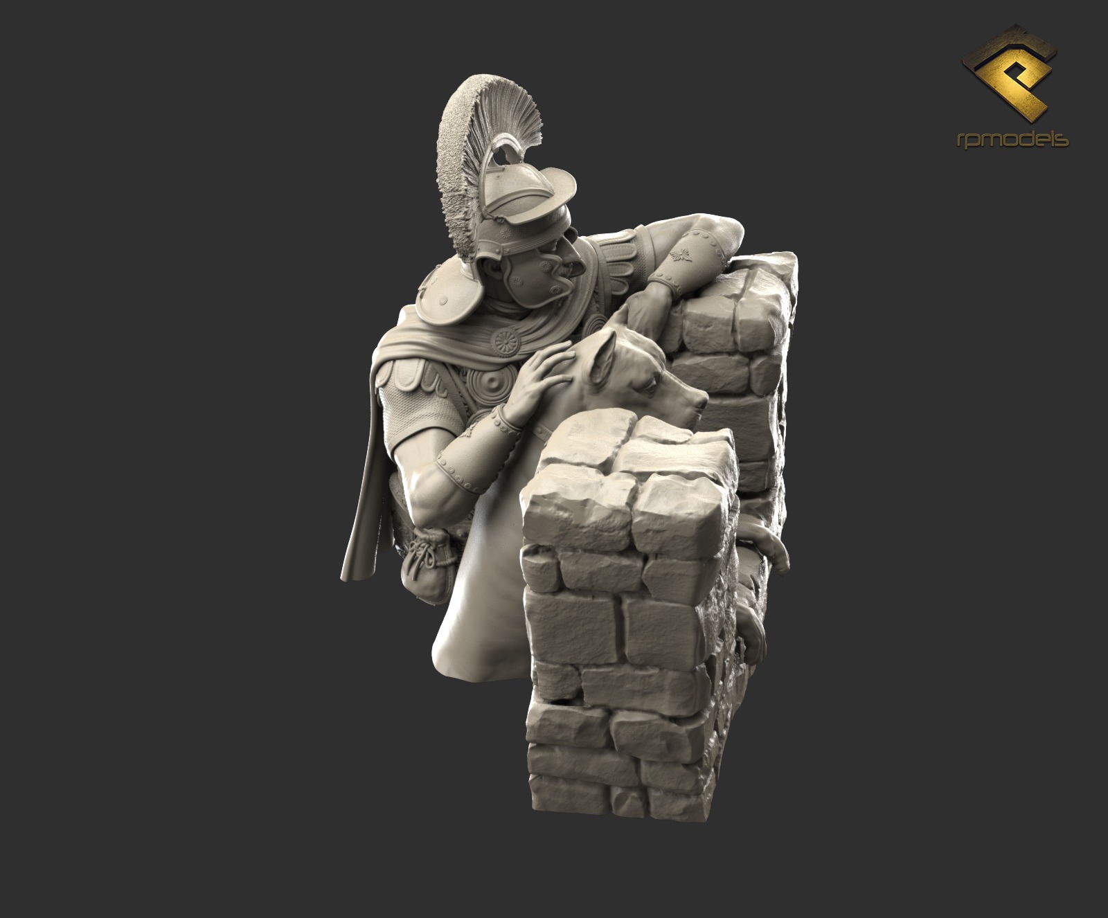 1/12 Hadrians Wall Bustorama | planetFigure | Miniatures