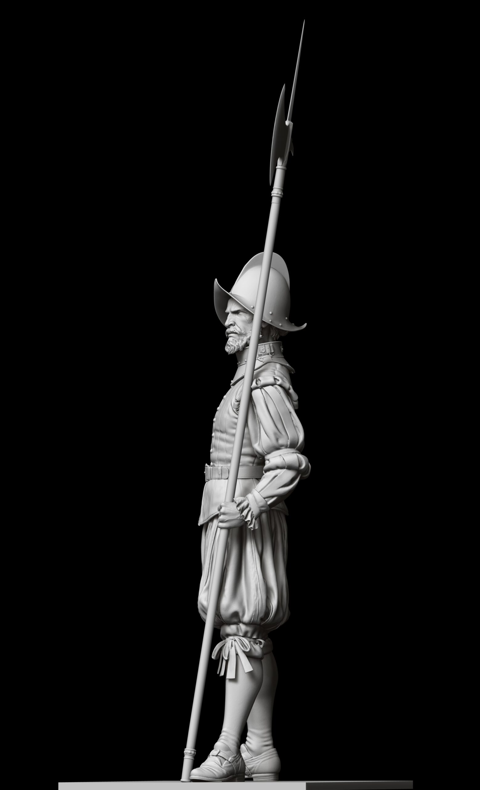 German halberdier - 1580 | planetFigure | Miniatures