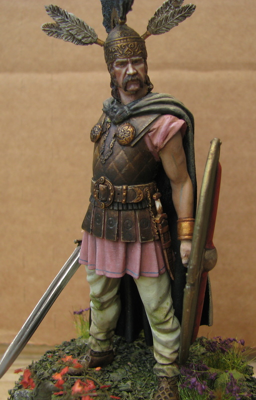 Completed Critique - Gallic Chieftain 75mm. | planetFigure | Miniatures